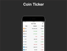 Tablet Screenshot of cointicker.info